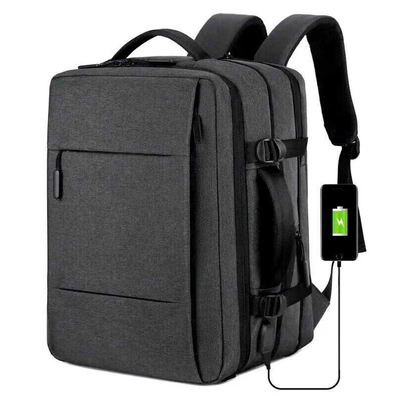 Classic Travel Backpack Men Business Backpack School USB Bag Laptop Backpack