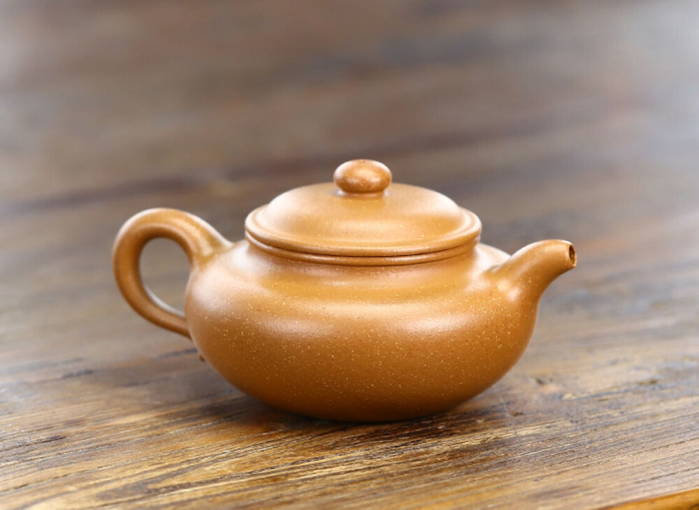 200cc chinese Yixing Handmade Zisha teapot Duan Clay FangGu Gongfu Hu Tea Pot