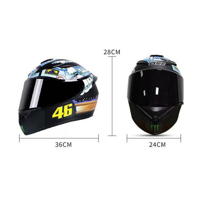 Motorcycle Helmet Full Face Motocross Racing DOT ECE Approved Men's Women's NEW