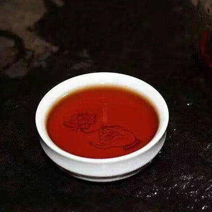 China Tea Pu'er Tea 357g Mark No. 6071 Zhongcha Pu-erh Ripe Tea Puer Shu