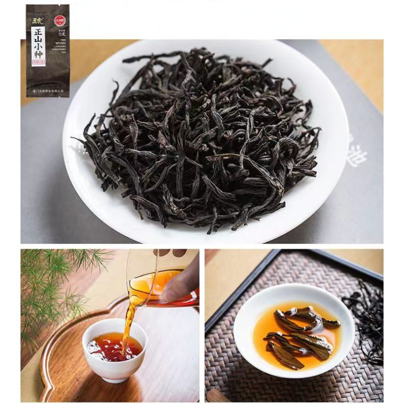 4Kinds Tea Wuyi Jinjunmei Lapsang Souchong TieGuanYin Green Tea Black Oolong Tea