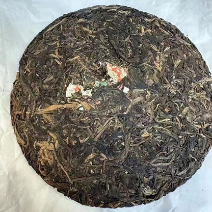 357g Yunnan Old Puerh Raw Tea 1990s Xiaguan Aged Raw Pu-erh Tea Cake Pu'er Tea