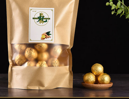 15g*30pcs/Bag Instant Wormwood Safflower Ginger Foot Bath Balls 女性家用红花生姜足浴球速溶护理球