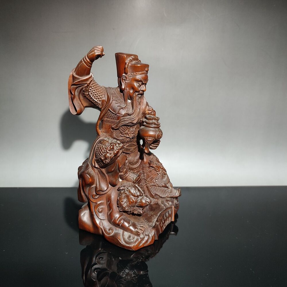 vintage wood wooden carved carving figure buddha antique Home Crafts Exorcism
