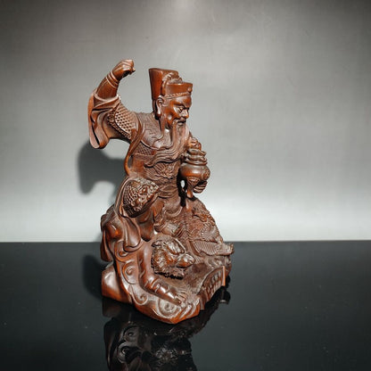 vintage wood wooden carved carving figure buddha antique Home Crafts Exorcism