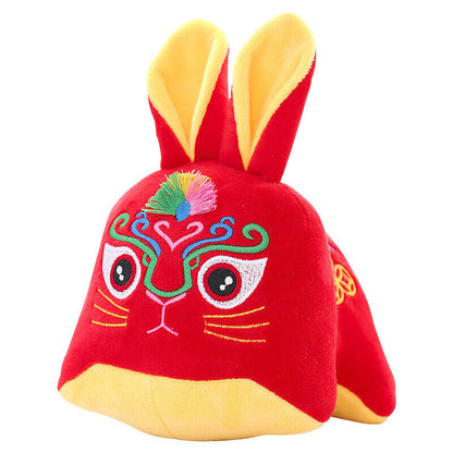 Rabbit Year Spring Festival Cute Doll Zodiac Plush Toy Chinese Traditional Gifts