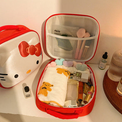 Cute Hello Kitty Makeup Bag Cosmetic Case Travel Organizer Handbag Storage Tote