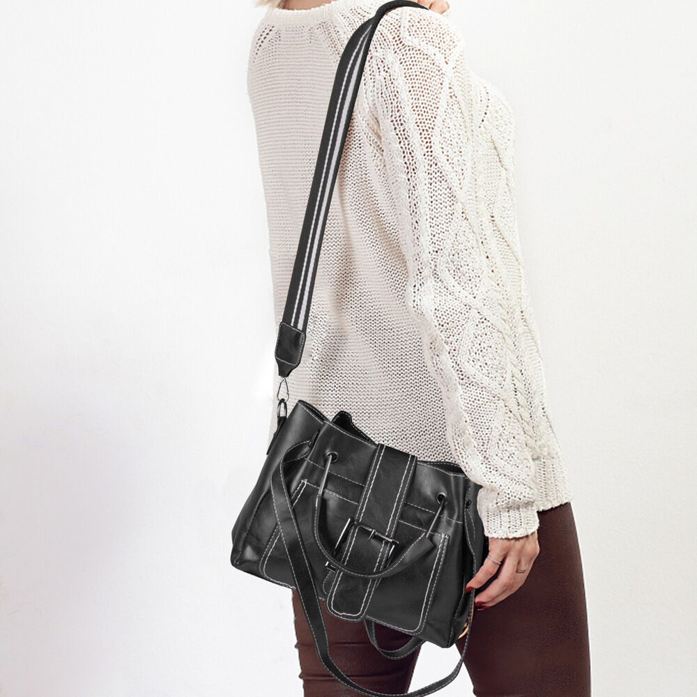 Womens Lady PU Leather Single Shoulder Crossbody Bag Handbag Tote Purses Satchel
