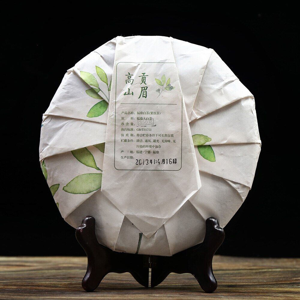 2013 GAOSHAN GONMEI High Mountain Gong Mei Tribute Eyebrow White Tea Cake 350g