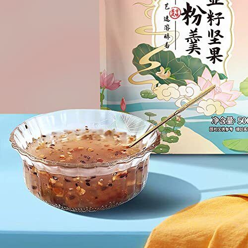 Nut Lotus Root Starch Soup Instant 500g/bag Chinese LIAN OU FEN GEN Breakfast