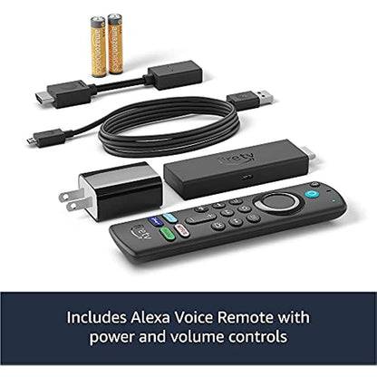 Fire TV Stick 4K Max Streaming Device Alexa Voice Remote (Includes TV Controls)