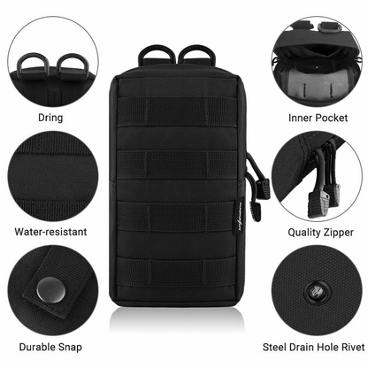 Tactical Bag Utility EDC Pouch for Vest Backpack Belt Outdoor Hunting Waist Pack