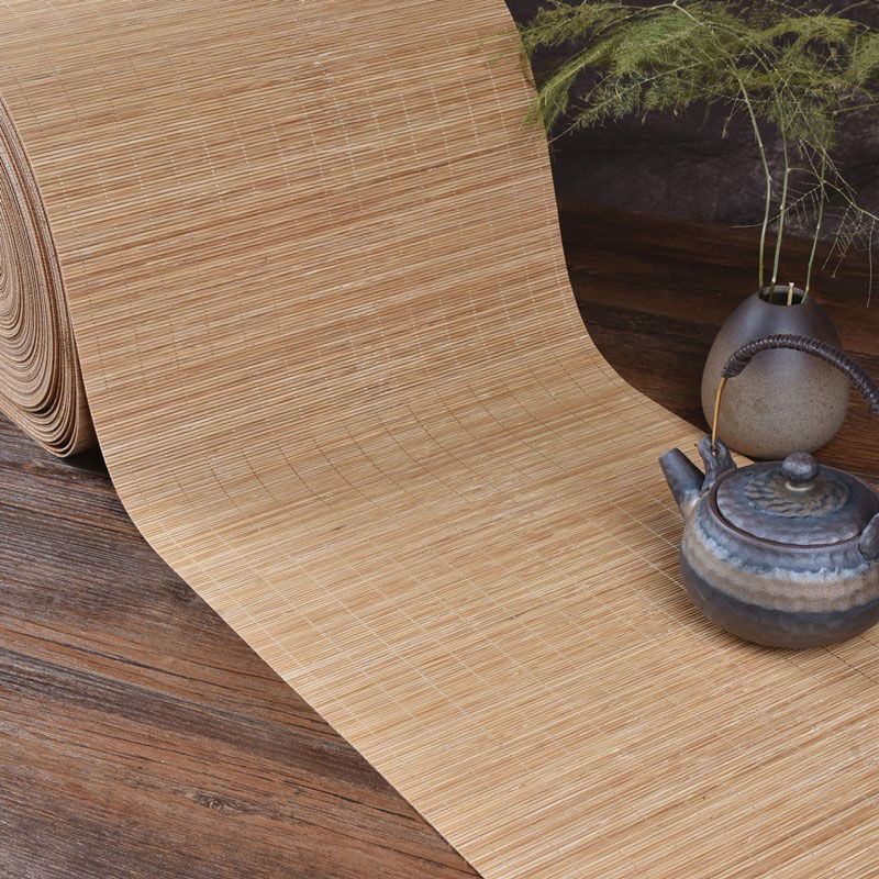 Table Runner Natural Bamboo Placemat Classic Style Tea Mats Heat Pad 10-50x100cm