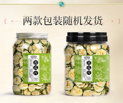 赵家铺子苦瓜片干200g/罐 纯原味苦瓜茶干苦瓜泡水喝的天然新货果蔬苦瓜茶 Bitter Gourd Slices Bitter Gourd Tea