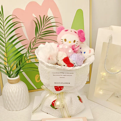 Hello Kitty Doll Bouquet Simulation Eternal Flower Graduation/birthday Gift