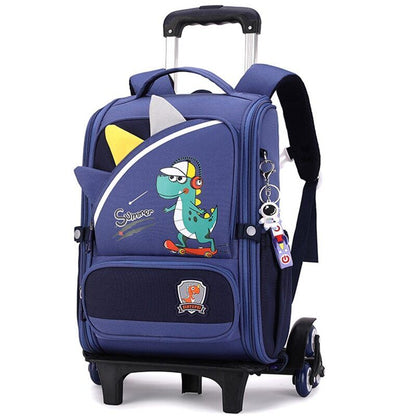 School Bag Wheels School Trolley Backpack Girls Wheeled Backpack School Bags