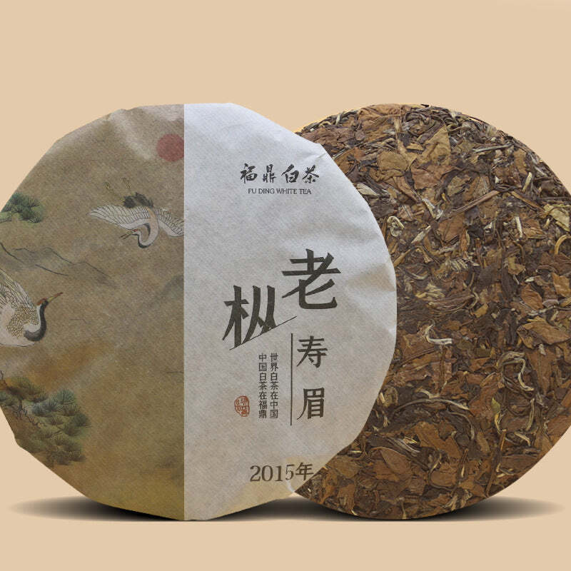 300g Fuding White Tea Authentic Shoumei Aged White Tea Cake Old Tree White Tea