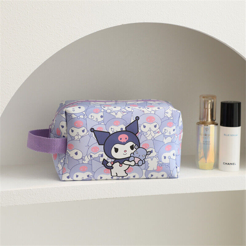 Hello Kitty Cinnamoroll My Melody Makeup Bag Cosmetic Case Travel Storage Tote A