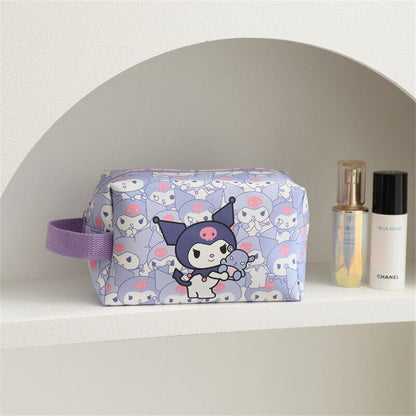 Hello Kitty Cinnamoroll My Melody Makeup Bag Cosmetic Case Travel Storage Tote A