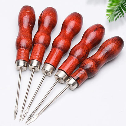 Simple Moxibustion Tool Moxa Stick Wooden Handle Awl Scraper