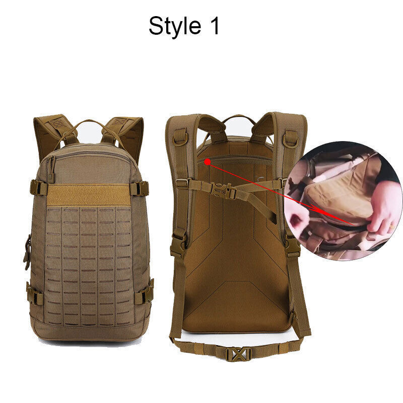 Hiking Backpack Men Camouflage Army Military Bag Mountaineering Climbing