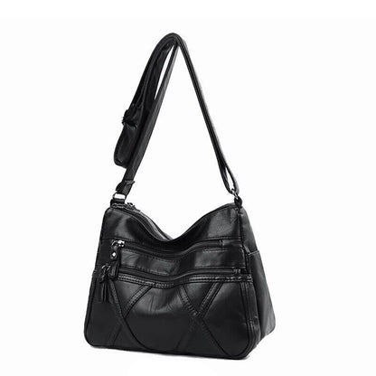 PU Leather Crossbody Bag Women's Bag Shoulder Handbags Multi-pocket Mom Bags