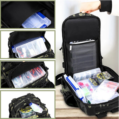 Backpacks Tactical Assault Bag Army Outdoor Hiking Camping Hunting Backpack