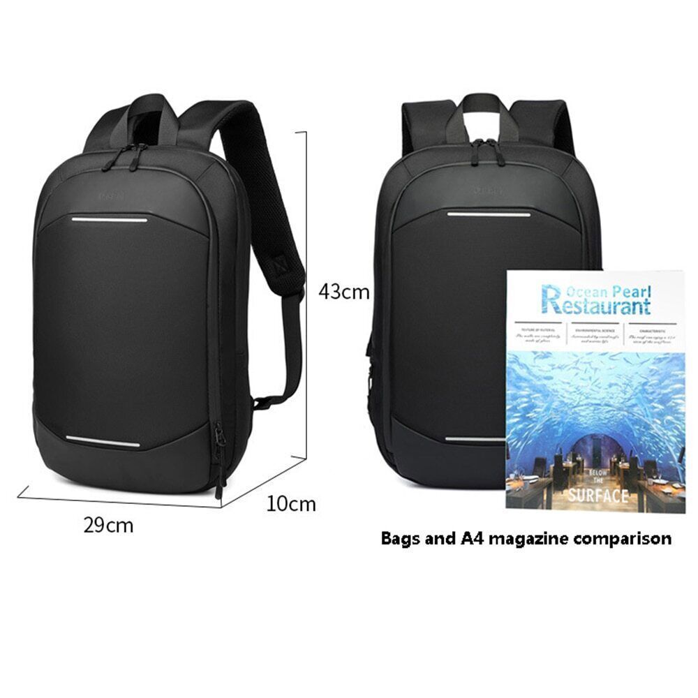 Men 15.6 Inch Laptop Backpack Notebook Rucksack Business Travel Bag