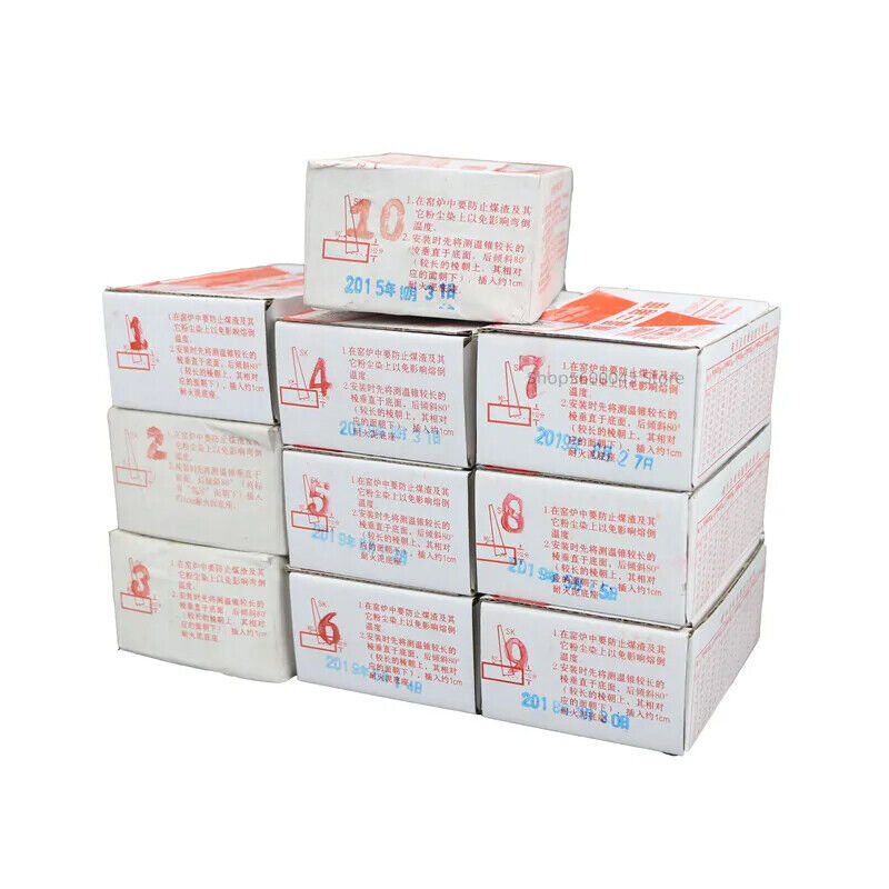 Pottery Tools Kiln Temperature Measurement Cone Ceramics Firing Refractory 35Pcs