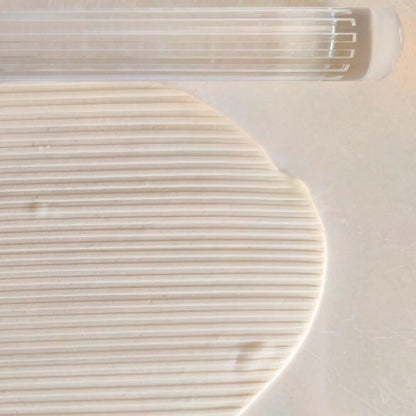 Cake Dough Rollers Acrylic Non-Stick Fondant Embossed Clay Textured Rolling Pins
