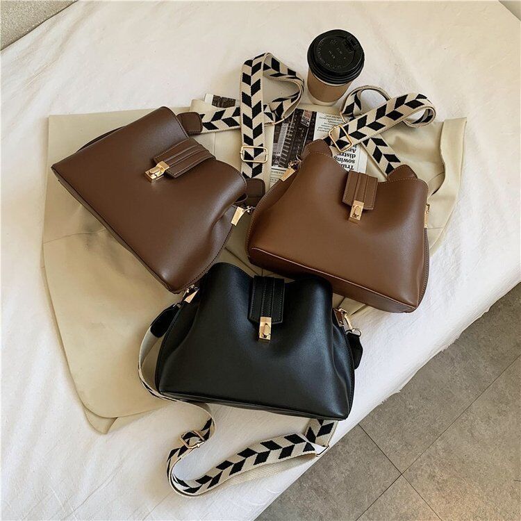 Fashion Handbag Shoulder Retro Bucket Bag Messenger Bag