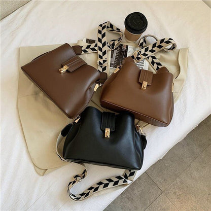 Fashion Handbag Shoulder Retro Bucket Bag Messenger Bag