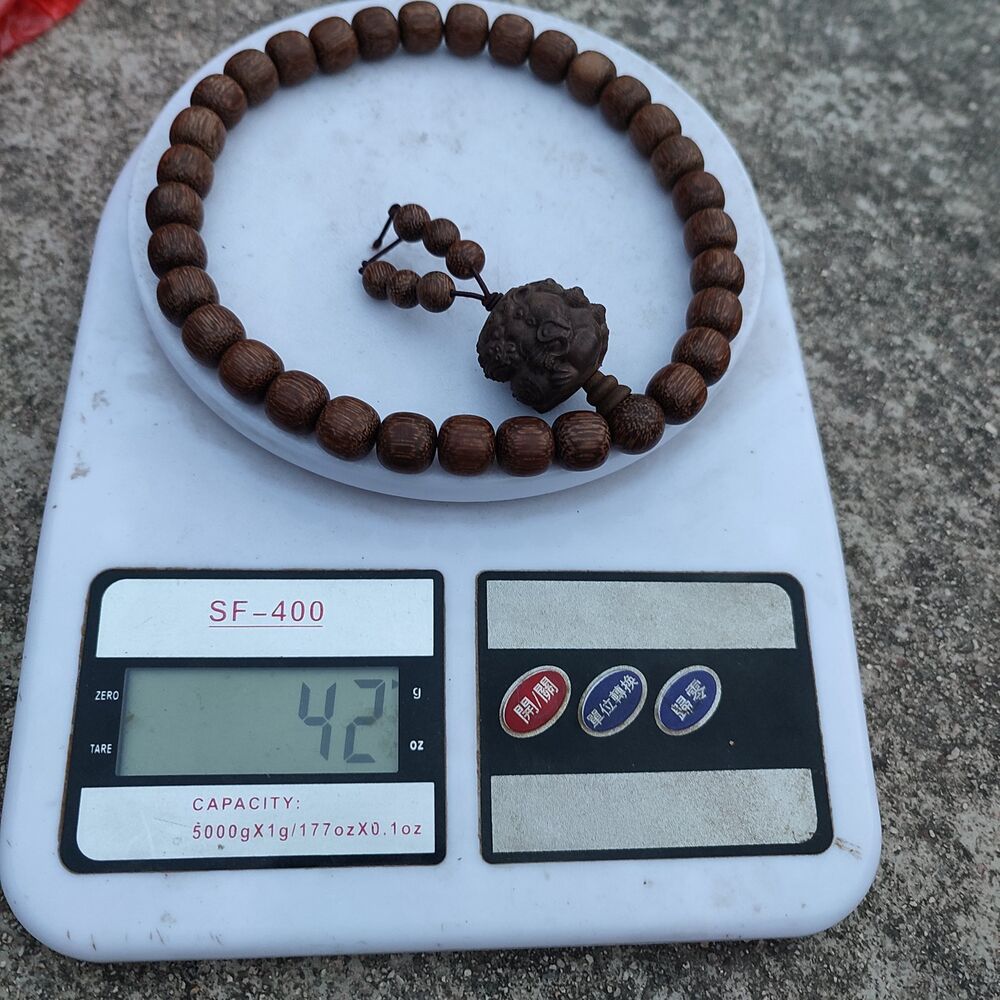 12mm Amitabha Buddha Pipal Bodhi Banyan Mala Monk Tibetan Bracelet Bead Art