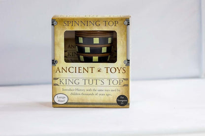 Handcrafted Wooden Spinning Top Children Toys Gift Box with Spinning String