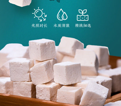 500g Chinese Yunnan Fuling Herb Natural Organic Dried Fu White Poria Cocos Tea