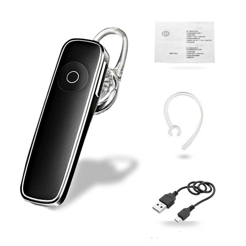 M165 Mini Bluetooth Headset Stereo Hands-free Ear-hook Wireless Microphone with
