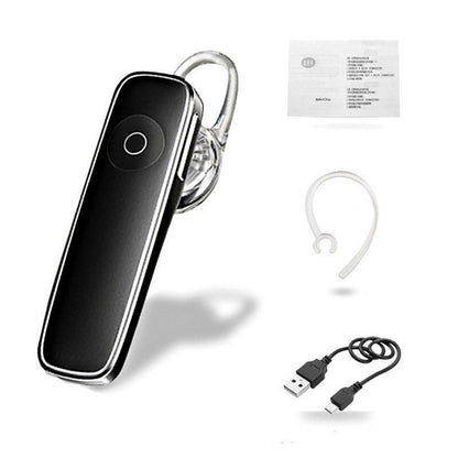 M165 Mini Bluetooth Headset Stereo Hands-free Ear-hook Wireless Microphone with