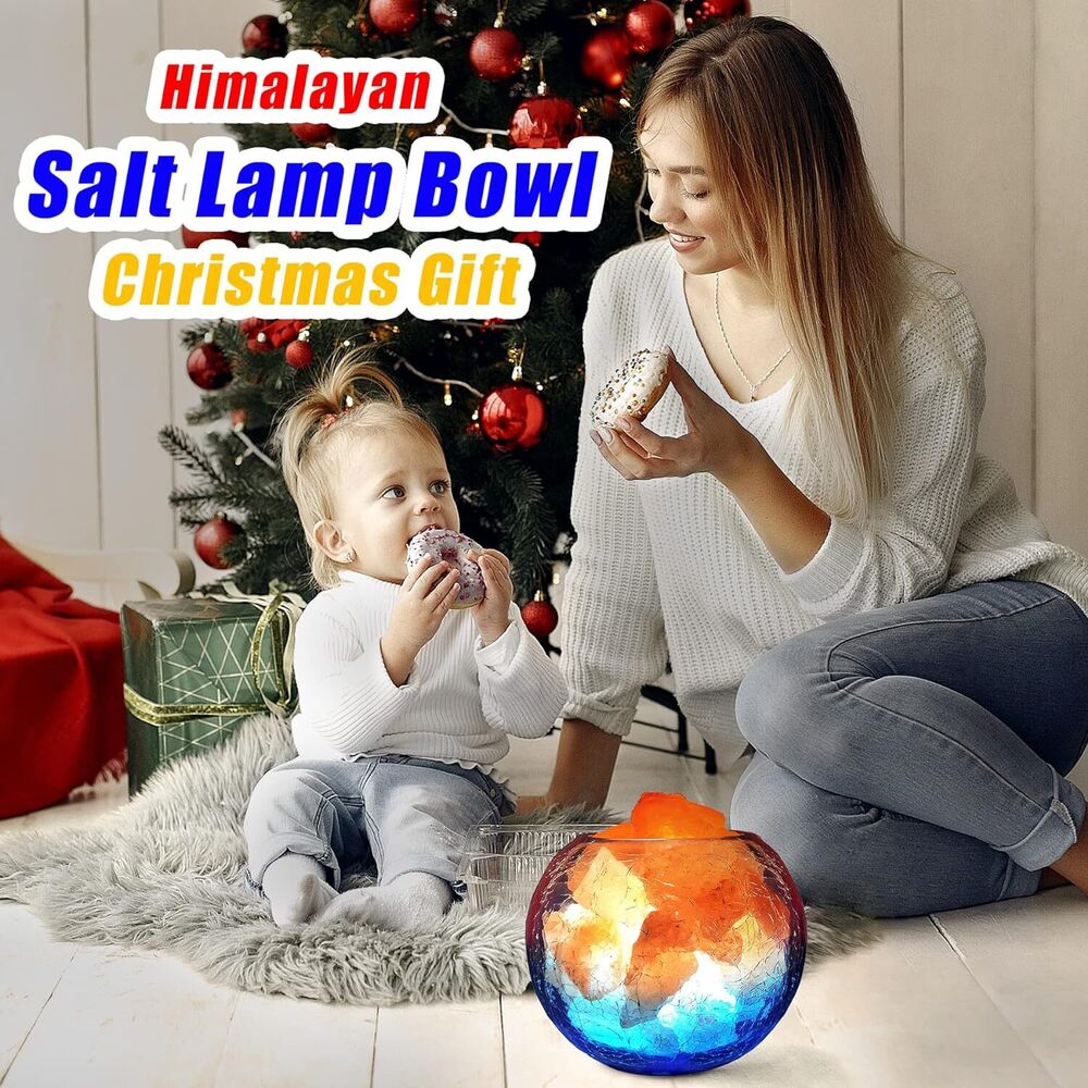 USB Himalayan Salt Lamp with Natural Salt Home Decoration Gift Color Changing