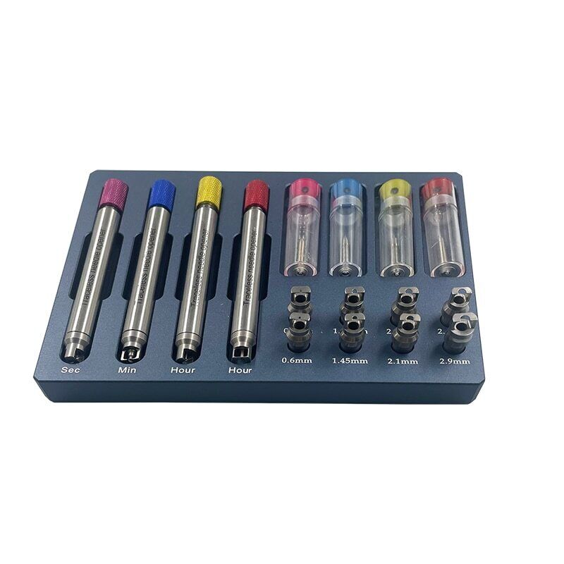 Watch Repair Tool Second Hand Remover Setting & Fitting Press Holder Support Kit