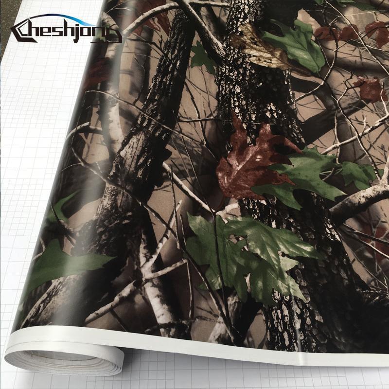 Camo Tree Vinyl Car Wrap Adhesive Real Tree Camouflage Film for Truck Hood Roof