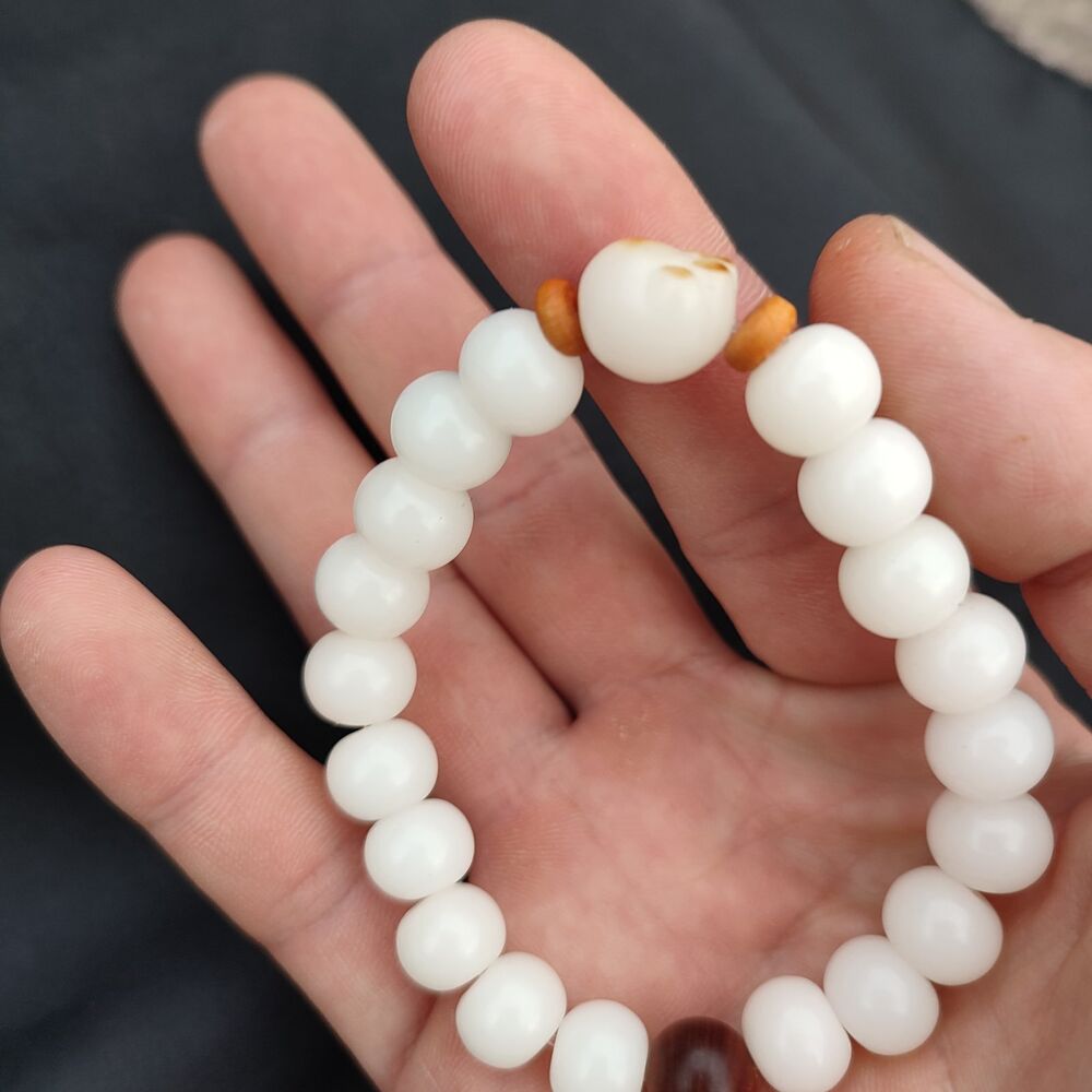 Tiny Cute Cat Love Buddha Pray Rosary Pipal Tree Bodhi Bead Bracelets Woman