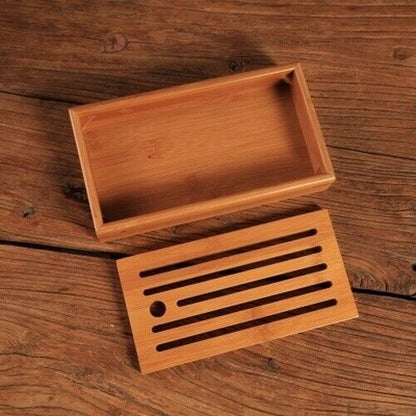 Chinese Bamboo Tea Tray Solid Tea Board KungFu Teaset Board Tools Cup Teapot Pad