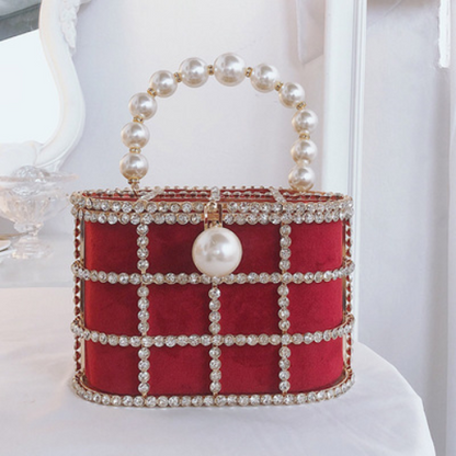 Basket Evening Clutch Bags Women Handbags Ladies Wedding Party Purse