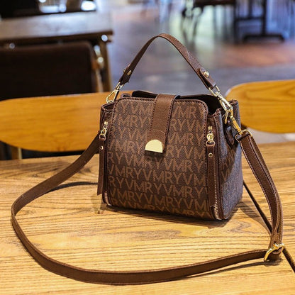 Short Handle Shoulder Bag Crossbody Interior Pocket Messenger Handbag 21*18*11CM