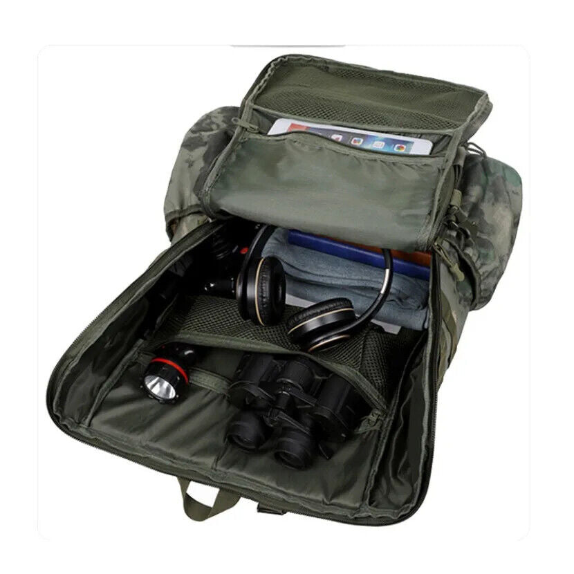 Military Tactical Backpack Bag Trekking Outdoor Camping Mountaineering Backpacks