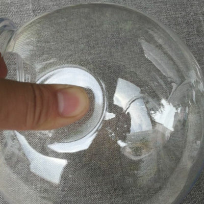 Goldfish Bowl Desktop Round Aquarium 2.8/4L Transparent Plastic Plant Fish Tanks