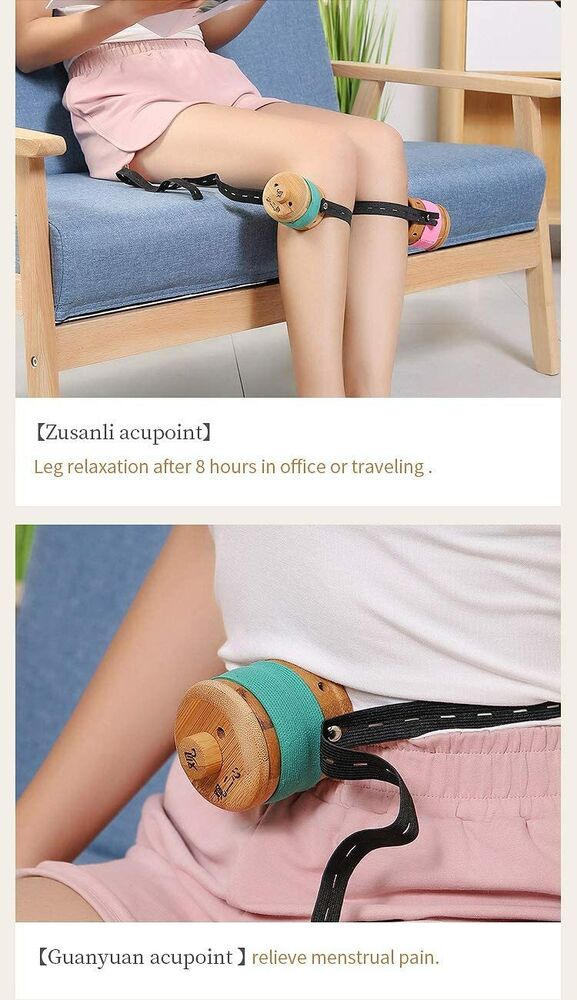 Moxa Burner Box Moxibustion Box Holder Bamboo Pot 2.6 Inch Acupoints Therapy