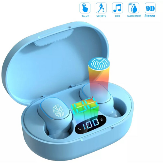 Audifonos de Telefonos Bluetooth Auriculares inalambricos LED para Celulares