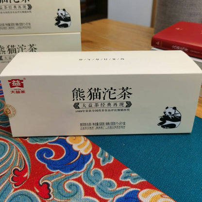 PANDA TUOCHA * 2012 Premium Pu'er MengHai Dayi TAETEA Raw Shen Puer Pu Erh 100g
