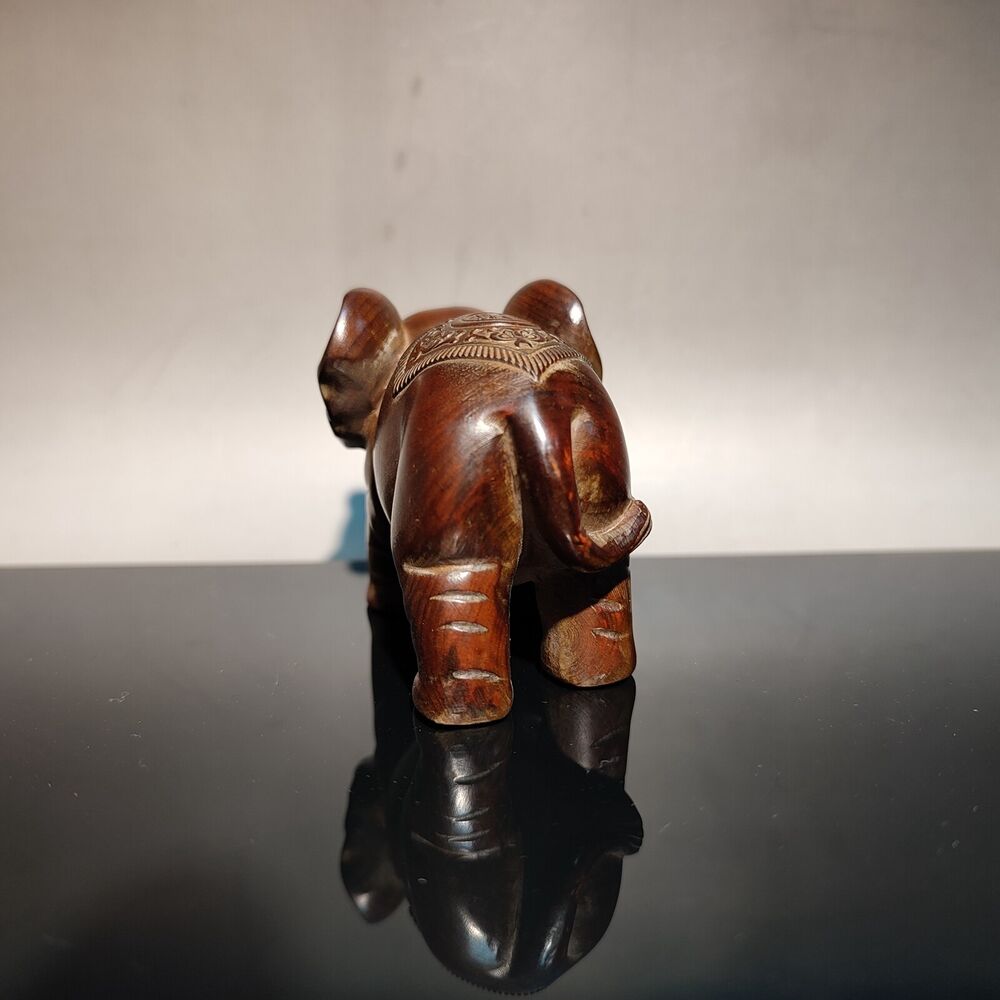 Home decoration elephant art sculpture decor living room wood carved wealt gifts